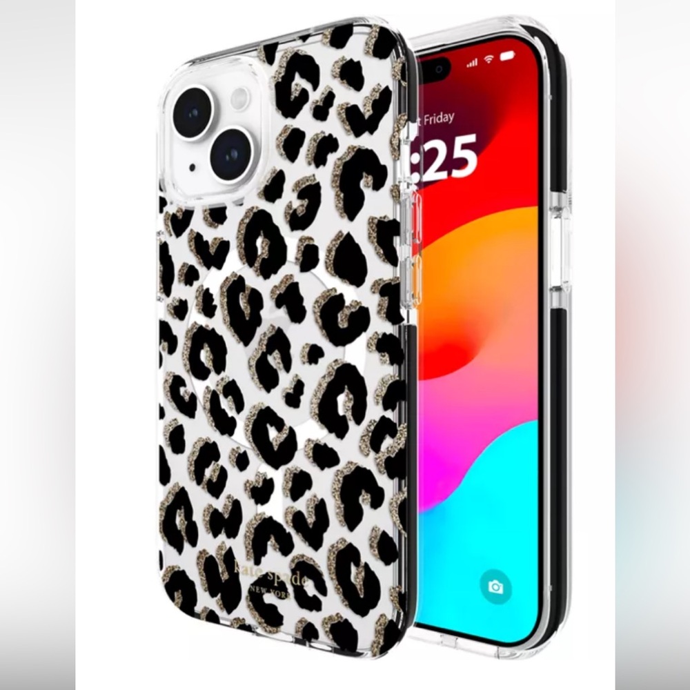 KATE SPADE NEW YORK IPHONE 15 CHEETAH PHONE CASE